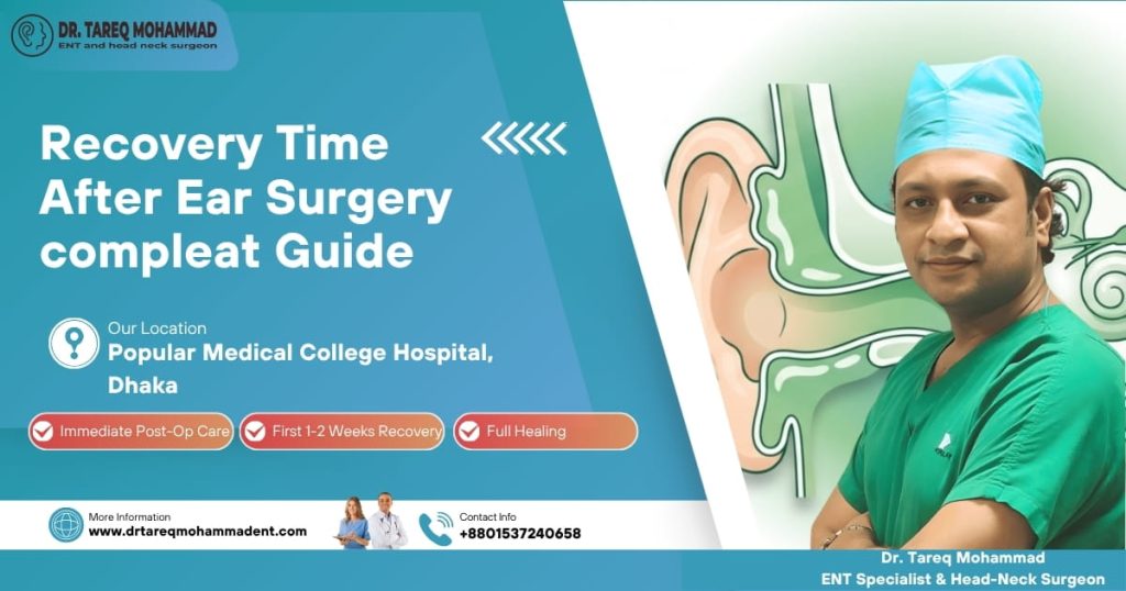 Recovery Time After Ear Surgery: From Tympanoplasty to Stapedotomy